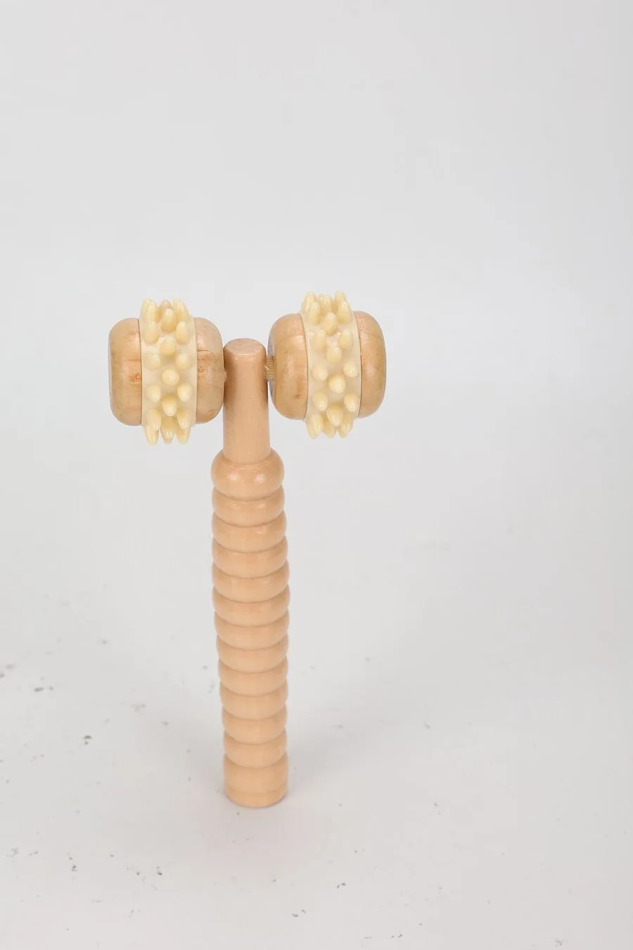 Mini rodillo de madera, pieza del kit de maderoterapia